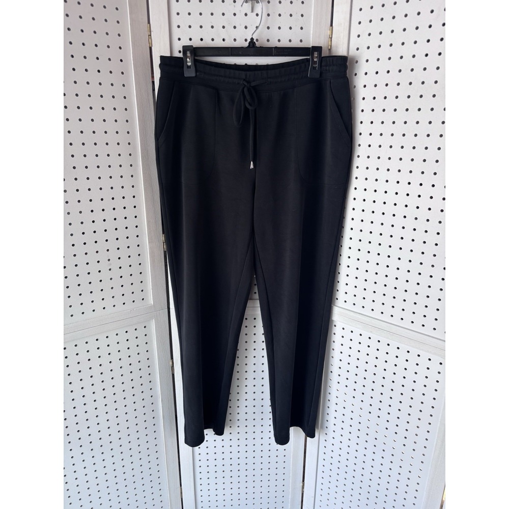 Haven Well Within Lg Comfort Modal Blend Tapered Pants Lounge Drawstring Black